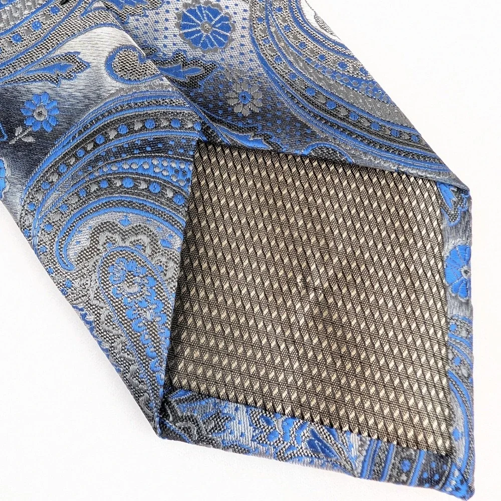 Faconnable & Alexander Julian Mens Tie Bundle Blue 2pc